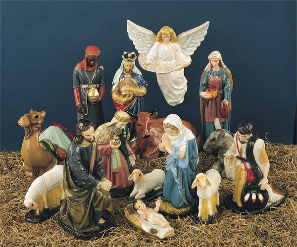Nativity Scene Full Set of Statuary Christian Churches